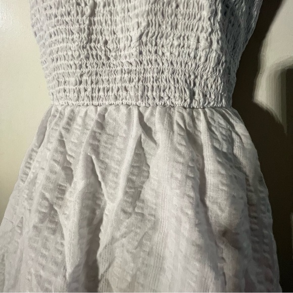 Old Navy White Sun Dress flutter Sleeve - Picture 4 of 6